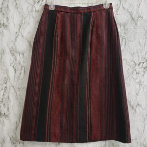 🎁Pepper Tree A-line Skirt Black and Red